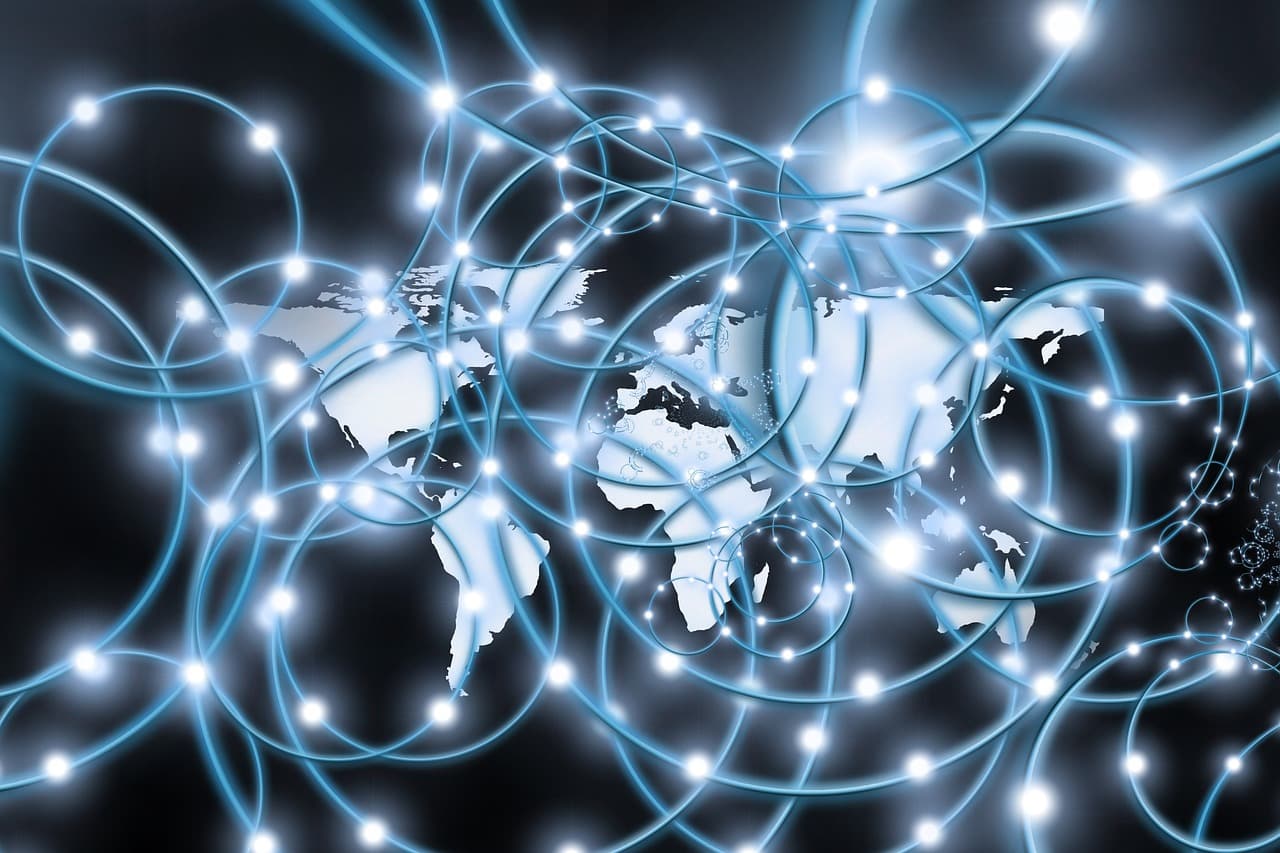network, windows wallpaper, planet